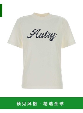 香港直邮AUTRY 女士 白色棉质T恤 TSPWI5CW white白色 舒适时尚