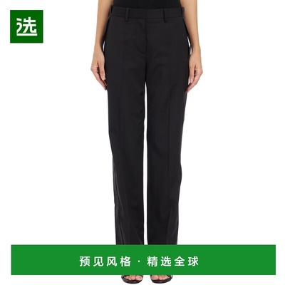 1h可退 香港直邮Helmut Lang 海尔姆特·朗 女士 宽松羊毛长裤 HO