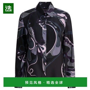 1h可退 香港直邮Emilio Pucci 璞琪 女士 真丝衬衫 5URJ085U73101