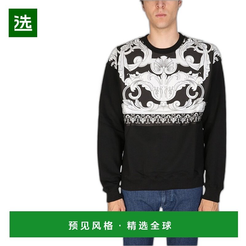 香港直邮Versace 徽标圆领卫衣 10064751A04480范思哲