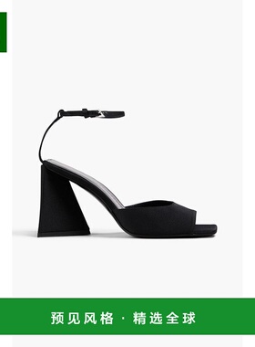 1h可退 香港直邮The Attico 女士 Piper 绸缎凉鞋 231WS599V01510