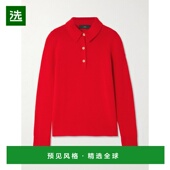 香港直邮Arch4 女士 Bessi 1h可退 羊绒Polo毛衣 KNJP24182POSTBO