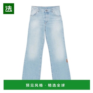 阔腿牛仔裤 White OWYA062S25DEN001 香港直邮Off 1h可退