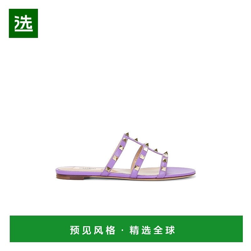 1h可退 香港直邮Valentino 华伦天奴 女士 铆钉凉拖平底鞋 6W2S0C,女鞋,时装凉鞋,淘宝优惠券,粉丝福利购,淘宝优惠卷