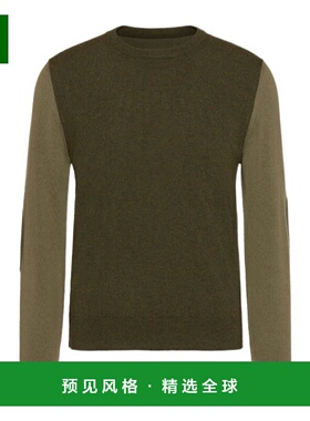 1h可退 香港直邮Maison Margiela 双色羊毛圆领衫 S67HL0011M1317