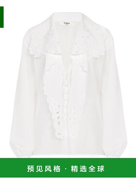香港直邮Chloe 长袖衬衫 CH25SHT17310纯棉泡泡袖