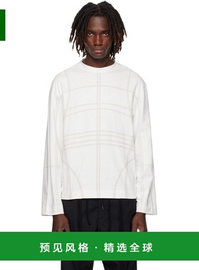 1h可退 香港直邮Craig Green 男士 白色 Flatlock 长袖 T 恤 CGAW