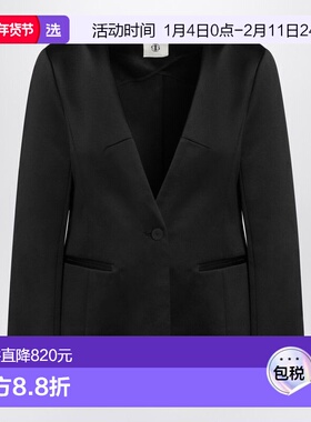 1h可退 香港直邮THE GARMENT 女士 黑色单排扣棉混纺夹克 20984PL