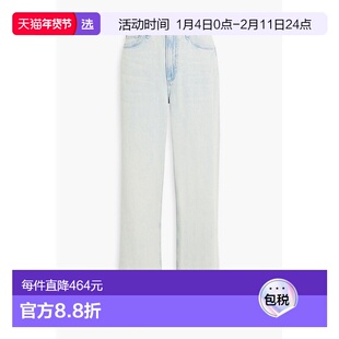 1h可退 香港直邮rag bone 瑞格布恩 女士 Logan 高腰阔腿牛仔裤 W