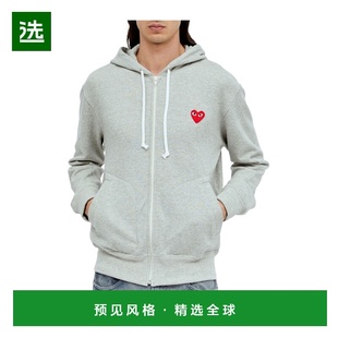 香港直邮Comme 标志贴片连帽卫衣 Des Play AXT16 Garcons 1h可退