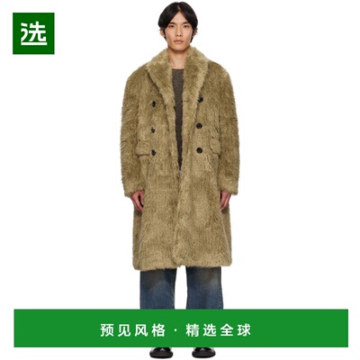 1h可退 香港直邮Andersson Bell 男士 驼色 Fields Buttons 人造