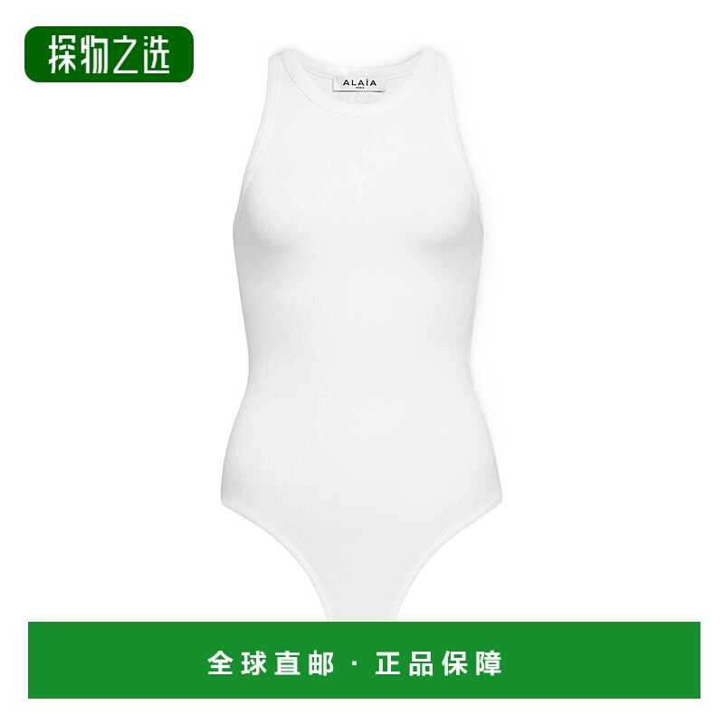 香港直邮Alaia 罗纹针织连体衣 AA9B0382J085B性感