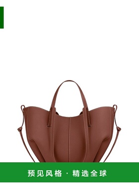 欧洲直邮POLENE Cyme Mini女士干邑色小牛皮手提包单肩包