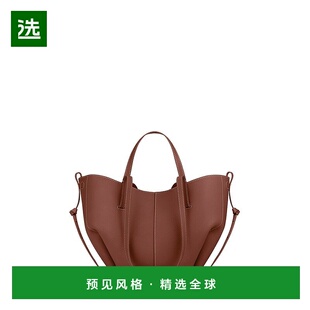 欧洲直邮POLENE Cyme Mini女士干邑色小牛皮手提包单肩包