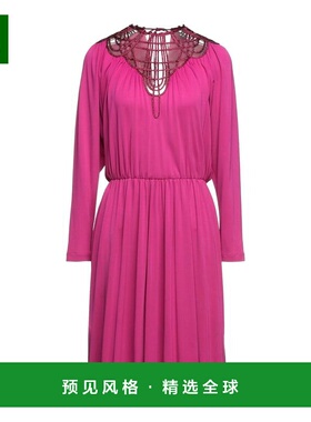 1h可退 香港直邮Alberta Ferretti 女士 短款连衣裙 red红色 舒适