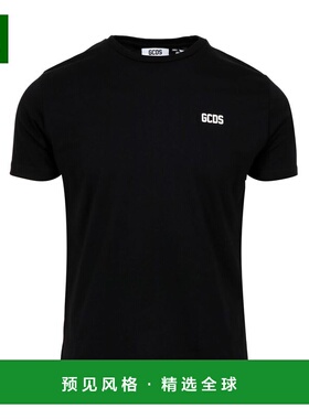 1h可退 香港直邮Gcds 男士 LOGO T恤 A2OM2302JE7 black黑色 舒适