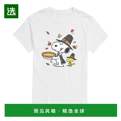 1h可退 【美国直邮】AIRWAVES|男士短袖花生史努比朝圣者 T 恤