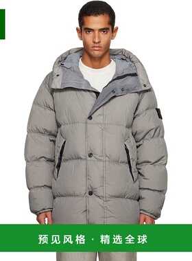 香港直邮Stone Island 石头岛 男士 灰色 4100012 Crinkle Reps N