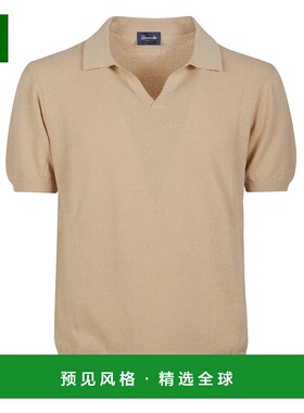 香港直邮DRUMOHR 男士T恤 D9SP146L130 SS2026 浅棕色