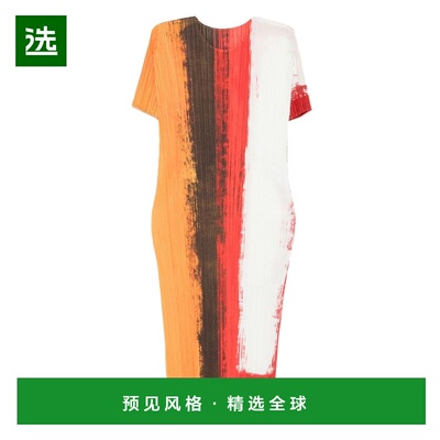 1h可退 香港直邮Pleats Please Issey Miyake 女士 Please 打褶红