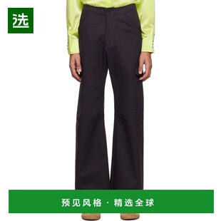 1h可退 香港直邮Bluemarble 男士 海军蓝 Straight-Leg 工装裤 PA