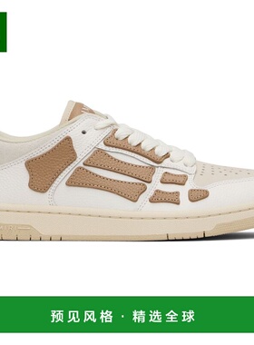 1h可退 香港直邮AMIRI 男士 白色 Skel Top Low 运动鞋 AMFOSR113