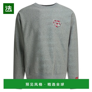 1h可退 香港直邮HUMAN MADE 男士 卫衣 HM30CS031 grey灰色 舒适