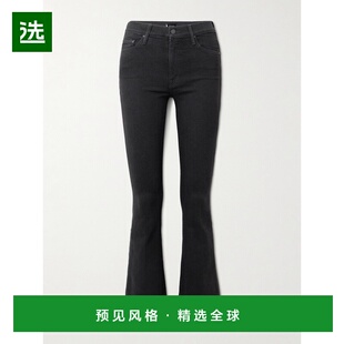1h可退 香港直邮mother 女士 Weekender 中腰喇叭牛仔裤 15851611