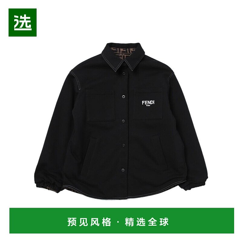香港直邮Fendi 翻领长袖衬衫式休闲夹克 JUA129AJ2