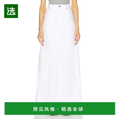 1h可退 香港直邮GRLFRND 女士 Fiona 三角形长款半身裙 GF4711137