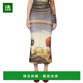 女士精品 1h可退 半 多色生物中长半身裙 女装 美国直邮 GCDS