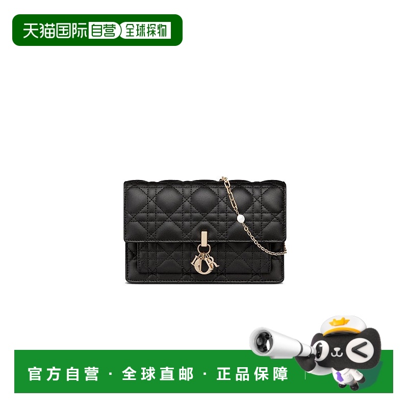 欧洲直邮Christian Dior克里斯汀·迪奥Lady Dior手提包黑色链条