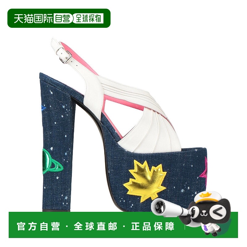 1h可退 香港直邮Dsquared2 二次方 女士 凉鞋 white白色 舒适时尚