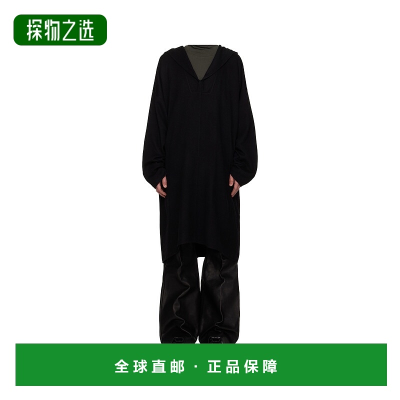 香港直邮Rick Owens Concordians LS 及膝长袍大衣 RR02E1910DBC
