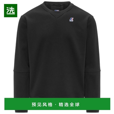 香港直邮K-WAY 男士卫衣 K6132MWUSY AW2025 黑色 NAEL BRUSHED P