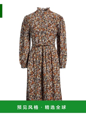 1h可退 香港直邮ANTIK BATIK 女士 中长连衣裙 brown棕色 舒适时