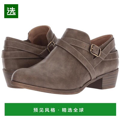 1h可退 【美国直邮】LifeStride Adley 女士时装靴 人造皮革 杏仁