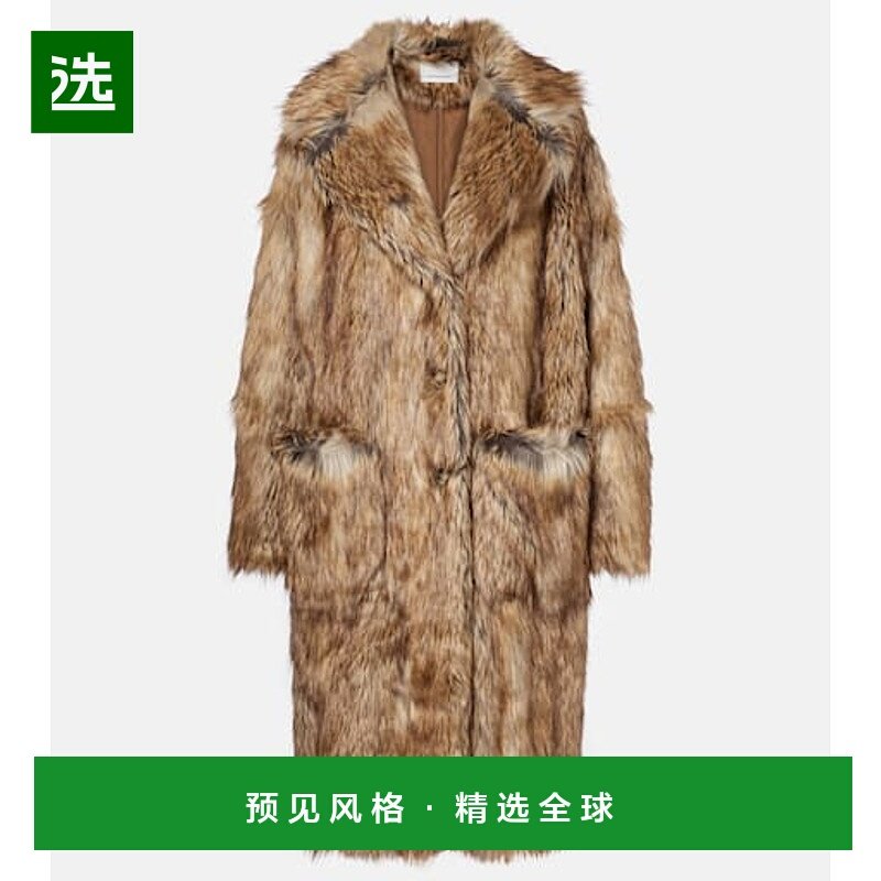 香港直邮The Frankie Shop 女士 Rella 大衣 brown棕色 舒适时尚