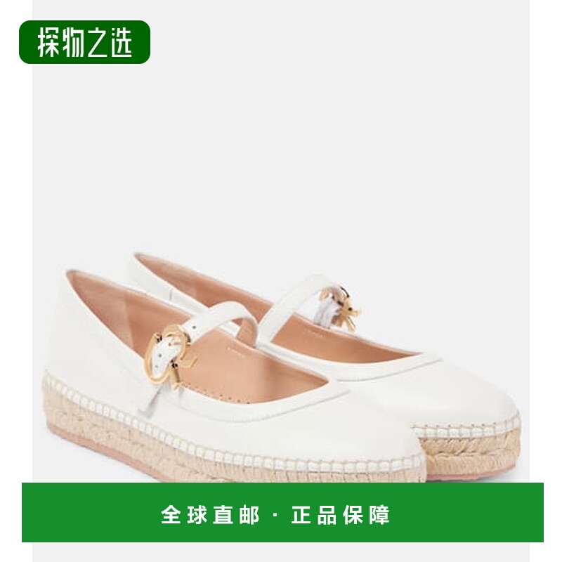 1h可退 香港直邮Gianvito Rossi 吉安维托·罗西 女士 Elda 皮质