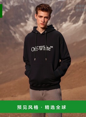 欧洲直邮OFF-WHITE 男士针织毛衣OMBB085C99FLE0121001卫衣