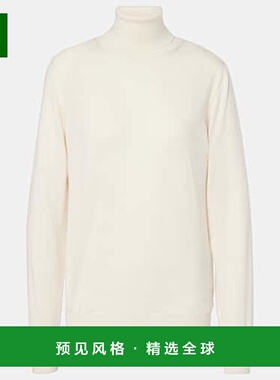 1h可退 香港直邮The Row 女士 Heva 羊毛针织高领毛衣 white白色