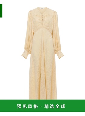 香港直邮Chloe 提花褶饰长裙 C25ARO31115