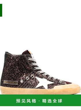 1h可退 香港直邮GOLDEN GOOSE 女士 星星贴片运动鞋 GWF00114F004