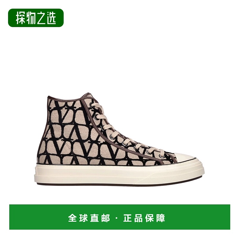 香港直邮Valentino Toile Iconographe高帮板鞋 77I-3GT001