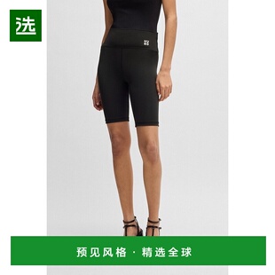 欧洲直邮HUGO BOSS雨果HUGO RED带有Revisited标志弹力针织骑短裤