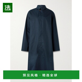 1h可退 香港直邮Studio Nicholson 男士 Crowe 棉混纺斜纹布风衣