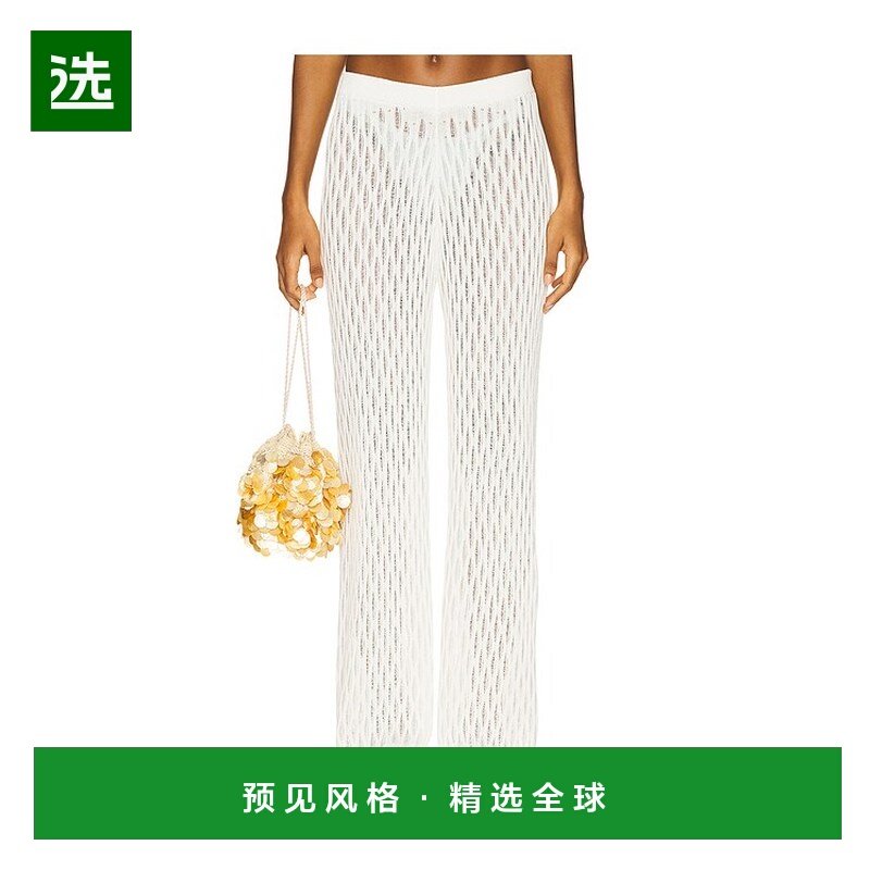 1h可退 香港直邮Minkpink 女士 Kirra 网眼提花针织裤子 MG250283,女装/女士精品,休闲裤,淘宝优惠券,粉丝福利购,淘宝优惠卷