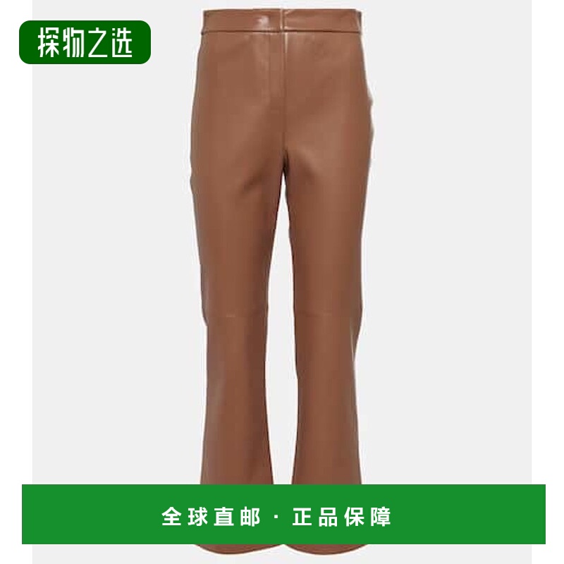 1h可退 香港直邮S-MAXM ARA 女士 Sublime 仿皮喇叭长裤 001380