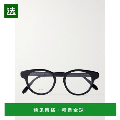 1h可退 香港直邮LOEWE 罗意威 男士 圆框醋纤光学眼镜 LW50085I49