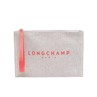 香港直邮Longchamp 徽标拉链手拿包 34136HSG珑骧